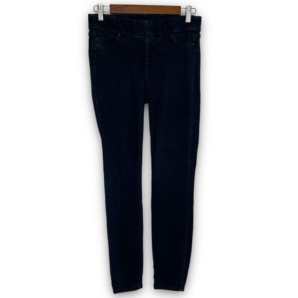 Liverpool Women's Dark Wash‎ Mid Rise Elastic Waist The Skinny Stretch Jeans 4 - Picture 1 of 13
